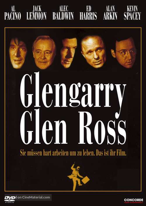 Glengarry Glen Ross - German DVD movie cover