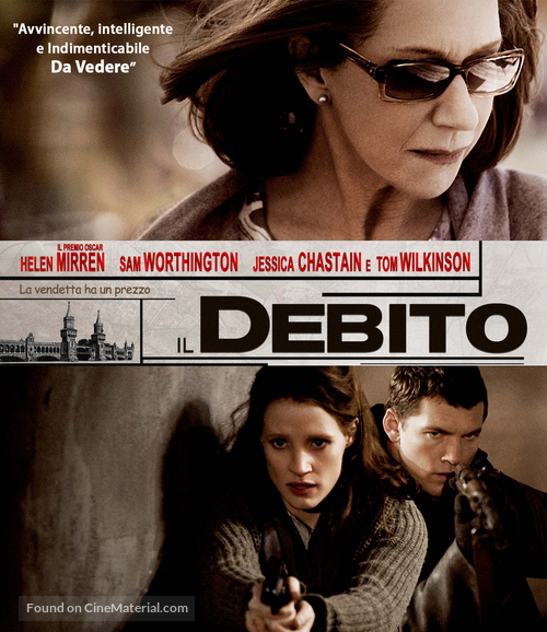The Debt - Italian Blu-Ray movie cover