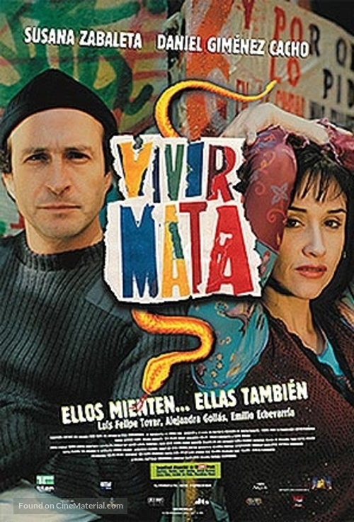 Vivir mata - Mexican Movie Poster