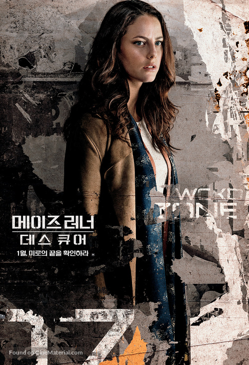 Maze Runner: The Death Cure - South Korean Movie Poster