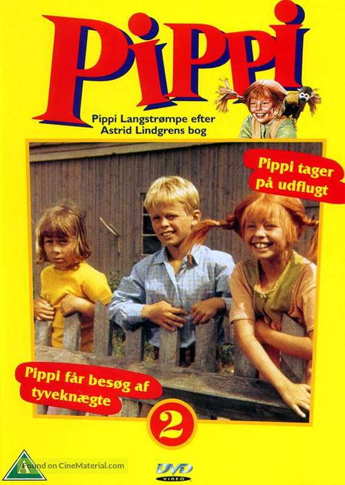 &quot;Pippi L&aring;ngstrump&quot; - Danish DVD movie cover