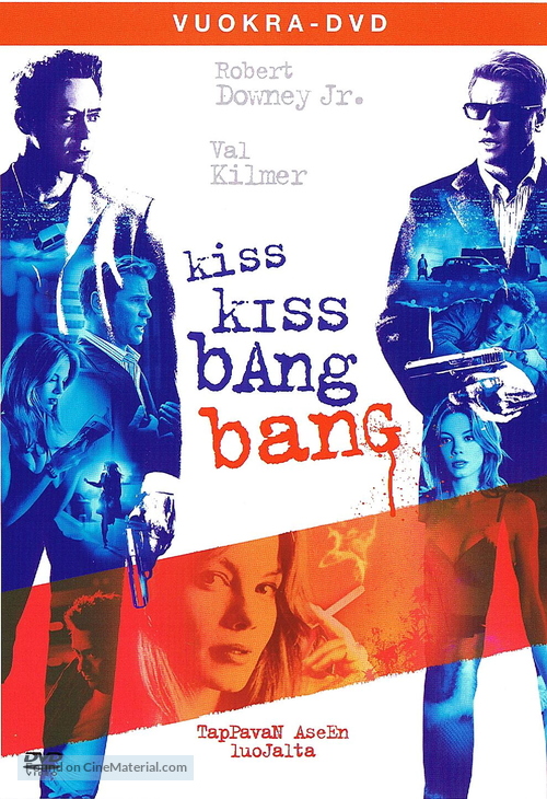 Kiss Kiss Bang Bang - Finnish DVD movie cover