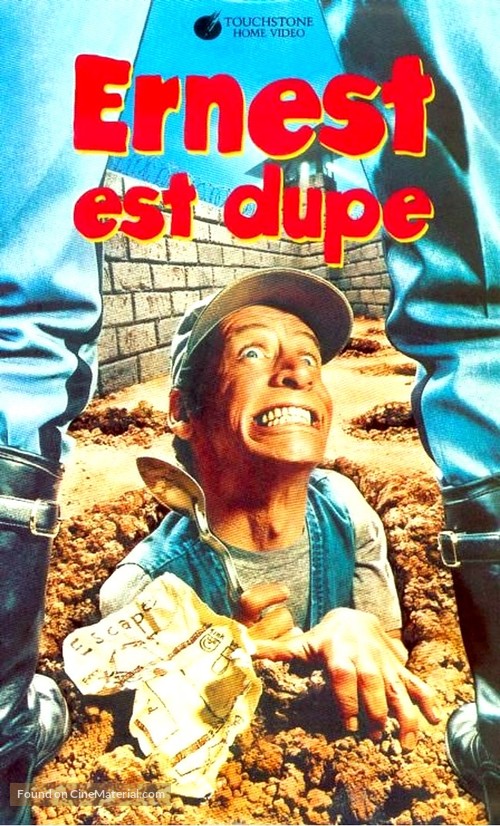 Ernest Goes to Jail - French VHS movie cover