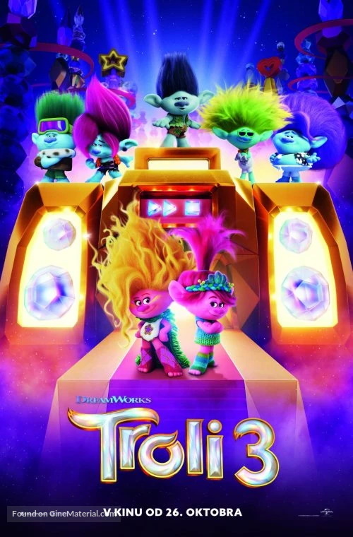 Trolls Band Together - Slovenian Movie Poster