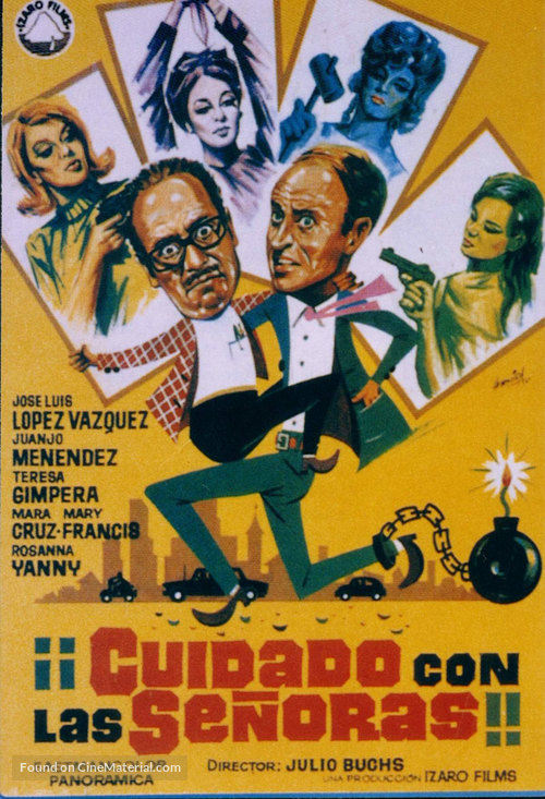 Cuidado con las se&ntilde;oras - Spanish Movie Poster