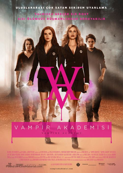 Vampire Academy - Turkish Movie Poster