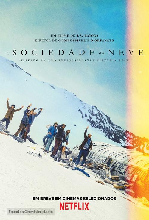 La sociedad de la nieve - Brazilian Movie Poster