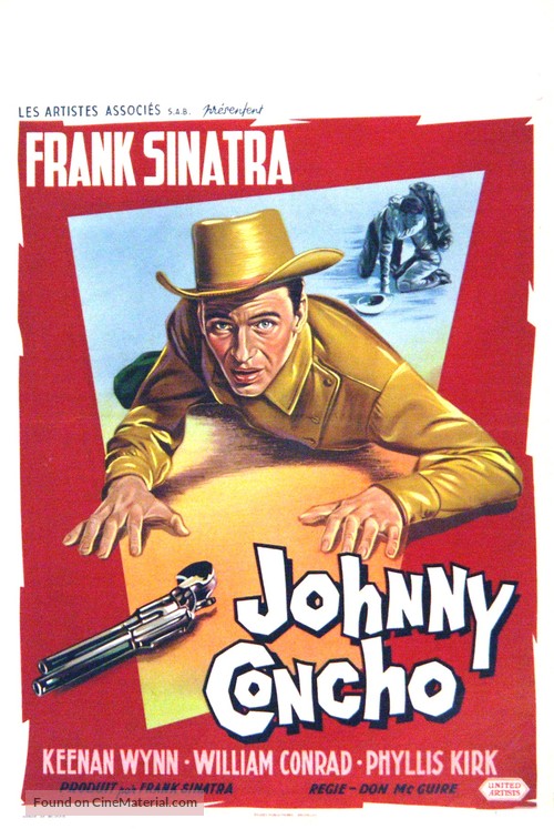 Johnny Concho - Belgian Movie Poster