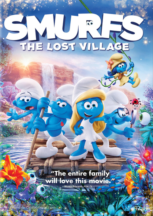 Smurfs: The Lost Village - DVD movie cover