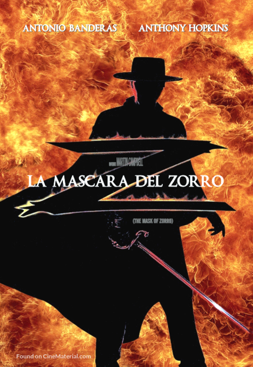 The Mask Of Zorro - Argentinian DVD movie cover