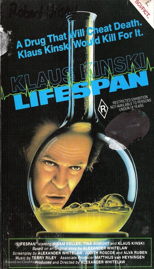 Lifespan - Australian VHS movie cover