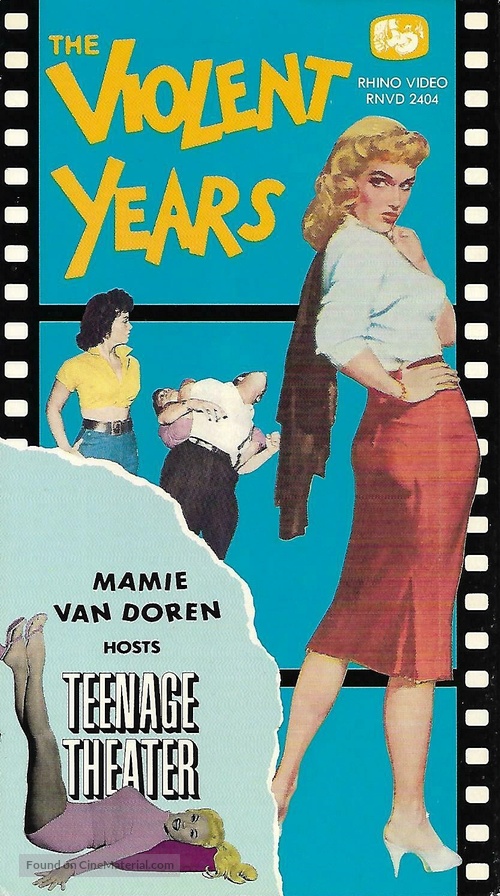 The Violent Years - VHS movie cover