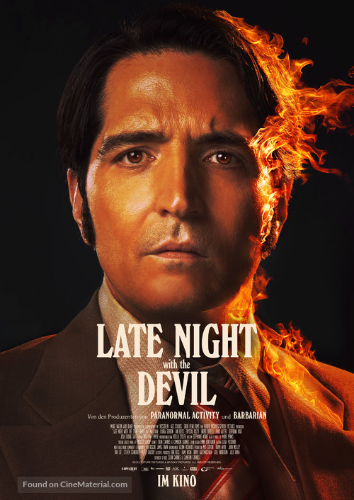 Late Night with the Devil - German Movie Poster