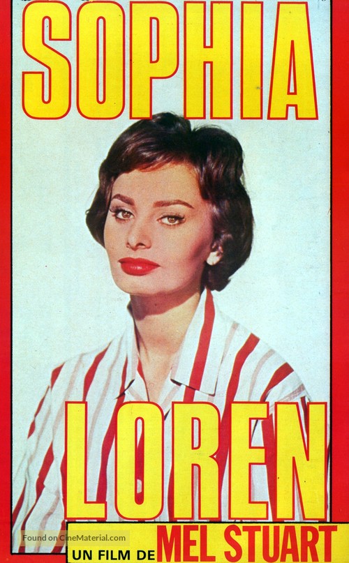 Sophia Loren: Her Own Story - French VHS movie cover