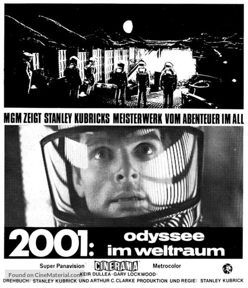 2001: A Space Odyssey - German Movie Poster