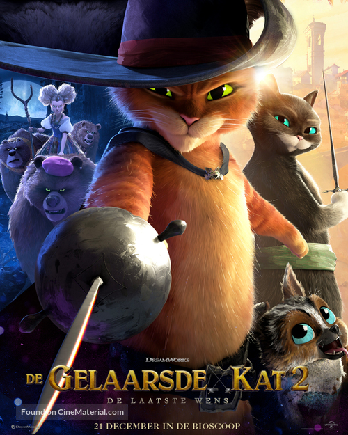 Puss in Boots: The Last Wish - Dutch Movie Poster