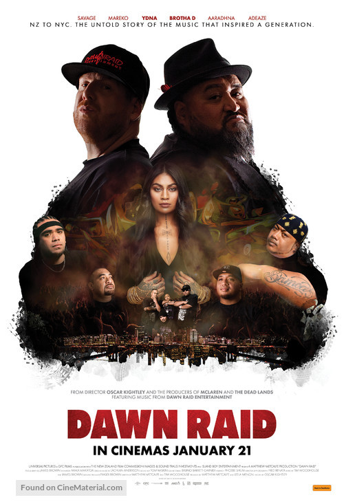 Dawn Raid - New Zealand Movie Poster