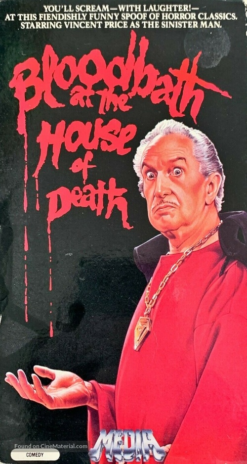 Bloodbath at the House of Death - VHS movie cover