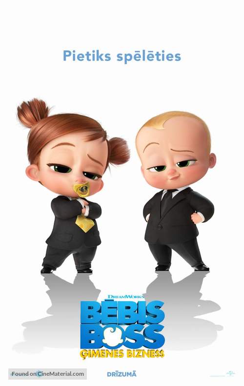 The Boss Baby: Family Business - Latvian Movie Poster