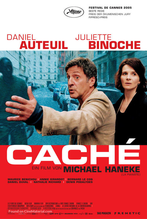 Cach&eacute; - Swiss Movie Poster