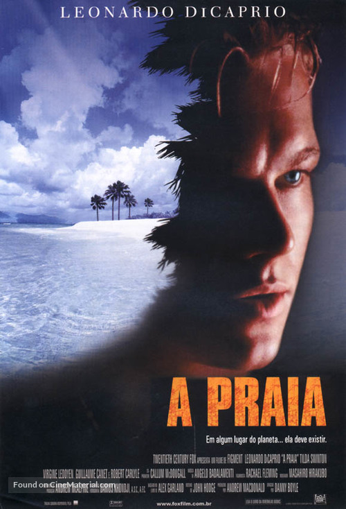 The Beach - Brazilian Movie Poster