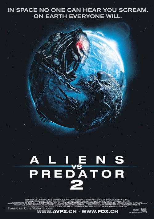 AVPR: Aliens vs Predator - Requiem - Swiss Movie Poster