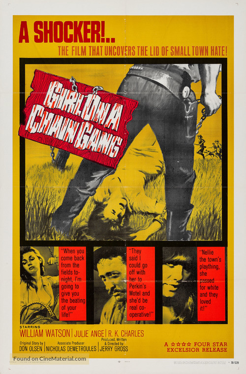 Girl on a Chain Gang - Re-release movie poster