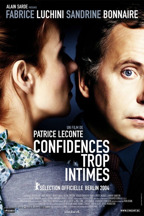 Confidences trop intimes - Belgian Movie Poster