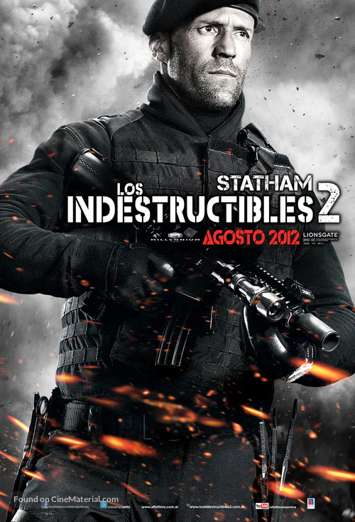 The Expendables 2 - Argentinian Movie Poster