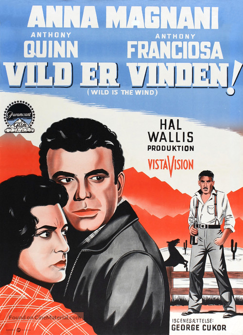 Wild Is the Wind - Danish Movie Poster