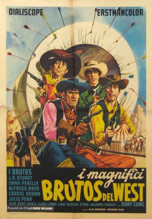 I magnifici brutos del West - Italian Movie Poster