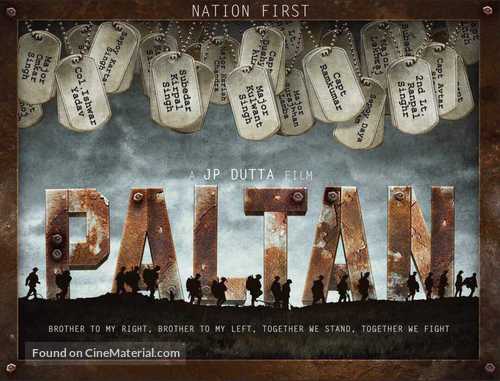 Paltan - Indian Movie Poster