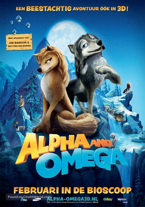 Alpha and Omega - Dutch Movie Cover