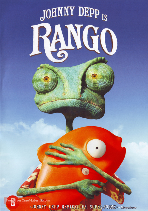 Rango - Belgian DVD movie cover