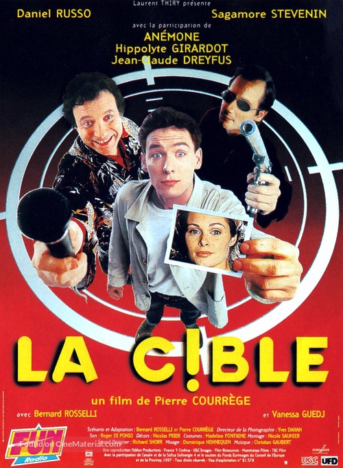 La cible - French Movie Poster