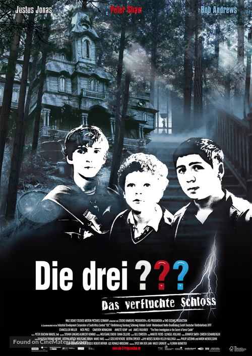 The Three Investigators and the Secret of Terror Castle - German Movie Poster