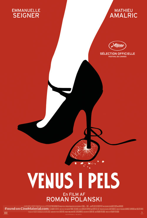 La V&eacute;nus &agrave; la fourrure - Danish Movie Poster