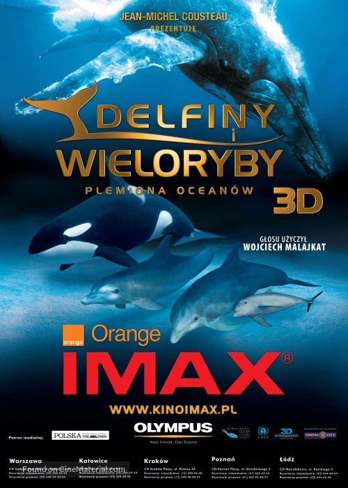 Dolphins and Whales 3D: Tribes of the Ocean - Polish Movie Poster