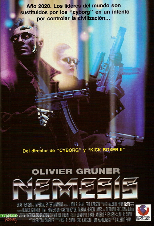 Nemesis - Spanish VHS movie cover