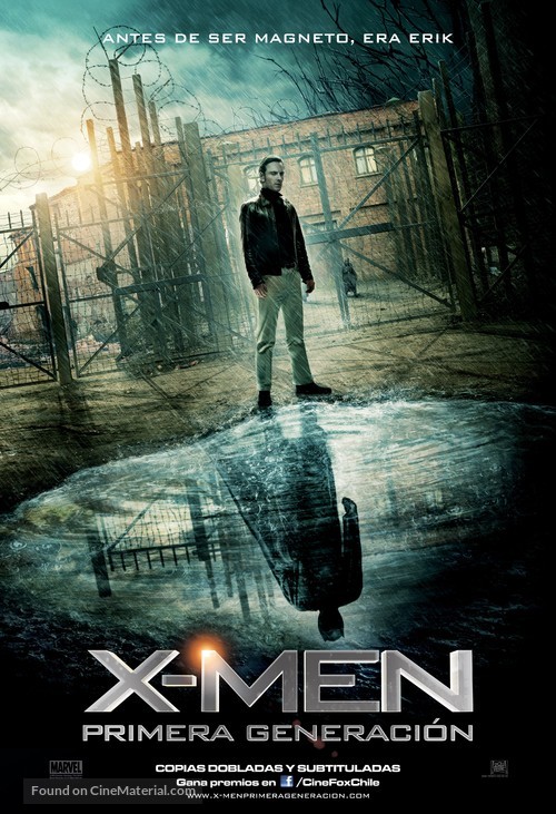 X-Men: First Class - Chilean Movie Poster