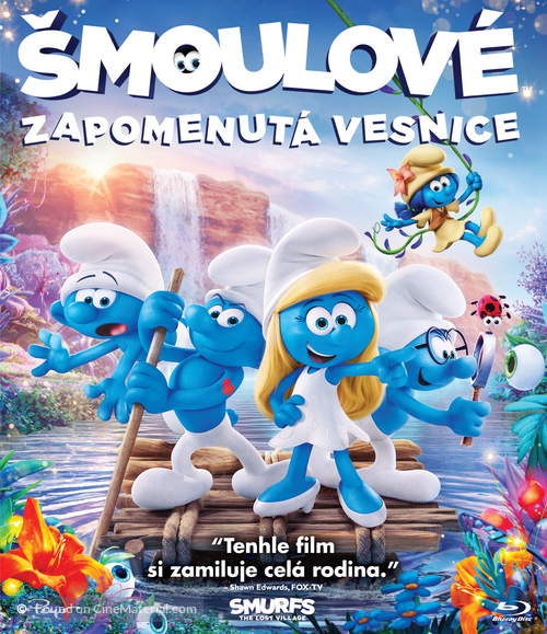 Smurfs: The Lost Village - Czech Blu-Ray movie cover