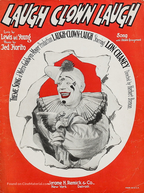 Laugh, Clown, Laugh - poster