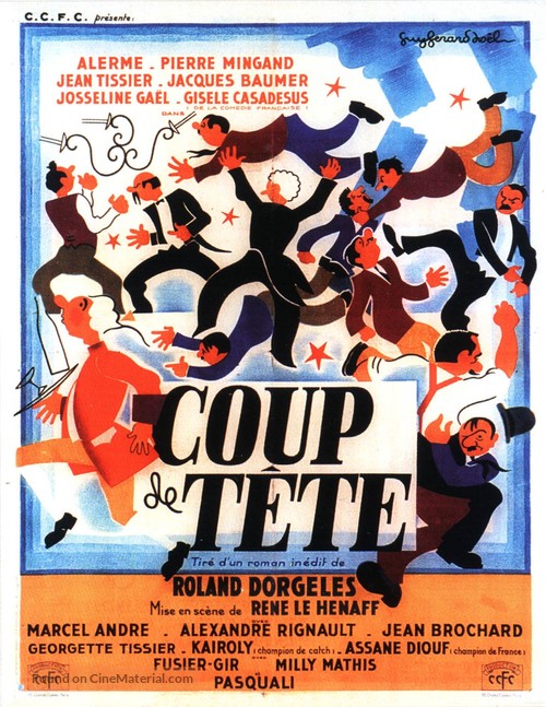 Coup de t&ecirc;te - French Movie Poster