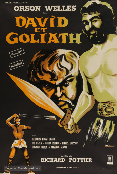 David e Golia - French Movie Poster