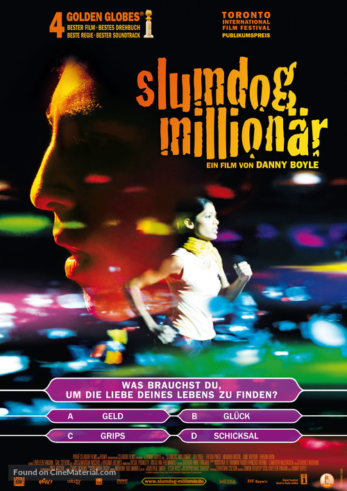 Slumdog Millionaire - German Movie Poster