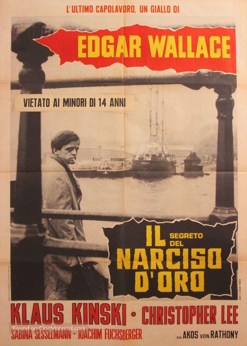 Das Geheimnis der gelben Narzissen - Italian Movie Poster
