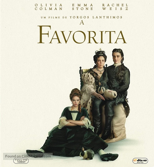 The Favourite - Brazilian Blu-Ray movie cover