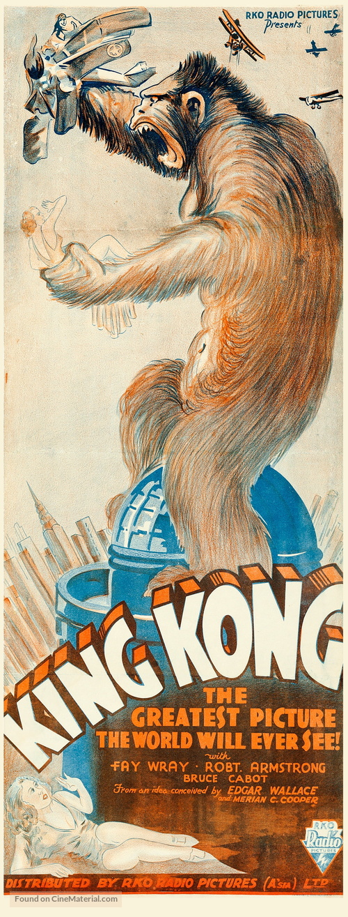 King Kong - Australian Movie Poster