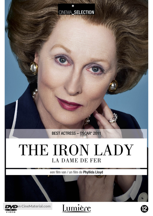 The Iron Lady - Belgian DVD movie cover