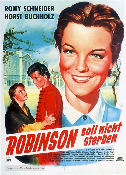 Robinson soll nicht sterben - German Movie Poster